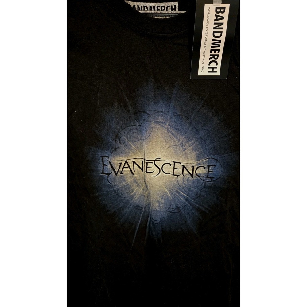 Evanescence Shine Logo Band T-Shirt Black Official Rock Off BandMerch NWT L
